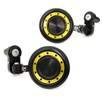 Gold Reactor Motorcycle Bar End Mirrors For Yamaha T-max XP530 2012-2017. Fixed Price $59.70.