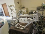 1987 Yamaha YZ125 Main Frame Chassis. Fixed Price $265.00.