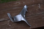 Honda VFR1200F Left Upper Side Cowl / Fairing Silver Oem Damaged. Fixed Price $50.00.