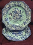 2- Rose/blue Room Garden Collection (mixed Colors) By Spode 9 Fancy Plate. Fixed Price $49.00.