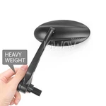 Bar End Mirrors Ultra Black Heavy Weight Fits Yamaha YZF-R125 XJR400 XJ-6 MT-01. Fixed Price $135.00.