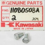 2 Nos Genuine Kawasaki GPZ1100 ZX1100 KZ750 Hex Head Bolt Parts 5X8 Oem 110B0508. Fixed Price $7.73.