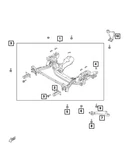 Genuine Mopar Cross-member Bracket 68313966AA. Fixed Price $50.53.