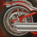 Big Motorcycles Oem Rear Axle Cap Cover Set K-9 Bulldog Mastiff Chopper. Fixed Price $74.99.