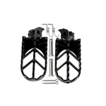 Black Footrest For Yamaha PW50 PW80 Pit Dirt Bike Honda Xr. Fixed Price $25.57.