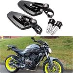 Motorcycle 7/8" Handle Bar End Side Mirrors Black For Yamaha FZ-09 FZ-07 6N. Fixed Price $27.17.