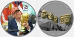 Donald Trump Gold Silver Coin World Cup 2026 Autograph 1776 250 Years Of Usa. Fixed Price $13.45.