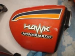 1978 CB400A Hondamatic Right Side Frame Cover. Fixed Price $39.99.