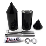 Hongk 91-98 Honda Cbr 600 F2 F3 Black Spike Frame Sliders Crash Protector. Fixed Price $13.20.