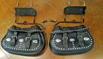 93-99 Vintage !!harley Evo Heritage Softail Saddlebags Leather Studded & Mounts. Fixed Price $599.00.
