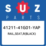 41211-41G01-YAP Suzuki Rail,seat,r(black) 4121141G01YAP, New Genuine Oem Part. Fixed Price $1086.06.