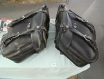 Saddlebags Harley Softail Fxr Dyna Xl Sportster ? + Ghost Brackets 0887. Fixed Price $212.50.