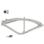 26" Brushed Alum Gas Frame, 135MM Dropout 3.4L Tank W/headset & Petcock. Fixed Price $184.66.