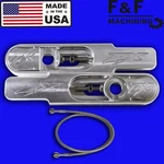 2005-2006 Kawasaki ZX6R Swingarm Extensions & Brake Line "made The Usa". Fixed Price $129.00.