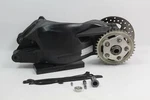 Ducati 848 Evo 11-13 Rear Swingarm Eccentric Hub Axle Rotor Cush Drive 47017021A. Fixed Price $394.99.