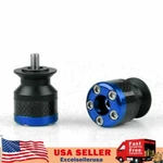 Universal Motorcycle Cnc Carbon Fiber 8MM Swingarm Sliders Spools Blue. Fixed Price $19.78.