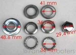 Ssr,lifan,coolster Dirt Bike/pit Triple Tree Center Post Bearing Set (8). Fixed Price $8.81.