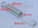 X-15, X-19 Pocket Bike Kick Stand Spring, PART04102. Fixed Price $12.95.