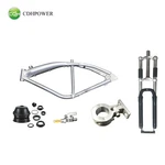 Cdhpower Felt Faker Frame 3.4L,26" Fork,motor MOUNT,1 1/8" Headset And Petcock. Fixed Price $294.88.