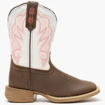 Durango Lil' Rebel Pro Big Kid's Trail Brown And White Western Boot. Fixed Price $79.20.