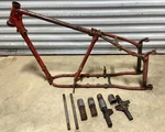 Oem Model Indian Vertical Scout Frame 1949 2494532 W/ Suspension Set. Fixed Price $1150.00.