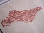 New Ski-doo Right Hand Grill Hood Screen Red 517302350. Fixed Price $17.95.