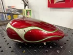 Harley Panhead Knucklehead Flathead Bobber Axed Paughco Hollywood Gas Tank. Fixed Price $469.00.