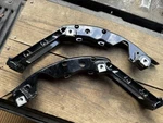 2020 Harley Road Glide Saddlebag Support Mount Bracket Set Vivid Black #4175. Fixed Price $200.00.