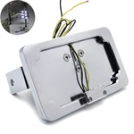 Httmt MT358-CD-LED Chrome Side Mount License Plate Frame Bracket W/led Light .... Fixed Price $108.39.