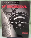Genuine Honda 61KCE08 XR250R Service Manual 1996-2004. Fixed Price $209.85.