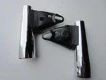 Triumph T140 TR7 Headlight Outer Cover Bracket Set Bonneville 1973-78. Fixed Price $149.95.