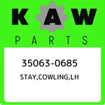 35063-0685 Kawasaki Stay,cowling,lh 350630685, New Genuine Oem Part. Fixed Price $315.84.