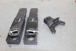 Yana Shiki A2978 Anodized Black 4"-6" Swingarm Extension For Suzuki GSXR1000. Fixed Price $129.99.