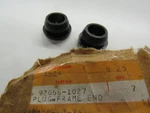 Nos Kawasaki 1980-1985 KZ1300 KLT250 Frame End Plugs Part# 92066-1027. Fixed Price $12.86.