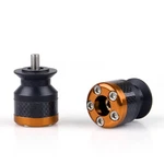 Universal Motorcycle Cnc Carbon Fiber 10MM Swingarm Sliders Spools Orange Ue. Fixed Price $19.63.