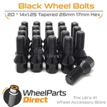 Bolts (20) Black For Bmw 6 Series Gt G32 17-22 On Aftermarket Wheels. Fixed Price $27.97.
