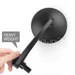 Bar End Mirrors Eclipse Black Heavy Weight For Yamaha YZF-R125 XJR400 XJ-6 MT-01. Fixed Price $113.83.