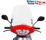 Mmg Scooter Windshield Transparent Acrylic (3MM Thick) With Mounting Hardware. Fixed Price $37.90.