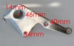 Rear Brake Mount For X-15,X-19 Pocket Bikes. Fixed Price $22.49.