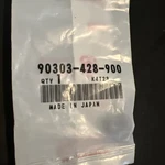 Honda Nut, Flange (10MM) 90303-428-900 Oem New A41. Fixed Price $7.50.