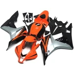 Orange Silver Injection Fairings Kit For 2007 2008 Honda CBR600RR F5 Body. Fixed Price $379.95.