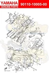 Yamaha Bolt, Hexagon Socket Head 90110-10005-00 Oem New. Fixed Price $21.29.