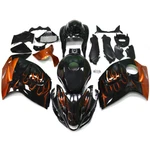 Black Orange Flame Fairings Kit For Suzuki GSXR1300 2008-2020 Hayabusa Bodywork. Fixed Price $516.95.