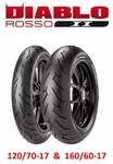 Pirelli Diablo Rosso Tire 120/70ZR17 & 160/60ZR17 Honda Kawasaki Suzuki Yamaha. Fixed Price $233.97.