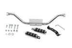 Chrome Mustache Highway Bar W/ Iso Anti-vibe Foot Pegs Harley Flst Fxst Softail. Fixed Price $144.95.