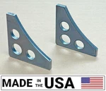 Sr Steel 3" Leg 1/4" Weld Gusset Holes Diy Metal Fabrication Cage Hot Rod QTY2. Fixed Price $18.90.