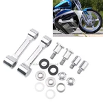 Chrome Front Fender Mount Bracket Kit For Harley Softail Springer Fxsts 1996-06. Fixed Price $25.73.
