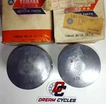 Nos Yamaha 1ST O/s 0.25MM 64.25MM Piston Set 76-78 1A1-11635-00 Oem. Fixed Price $139.89.