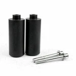 Frame Slider Crash Protector For Yamaha FZ6 No Cut Black Extended Zx. Fixed Price $29.10.
