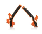 Acerbis X-grip Frame Guards ORANGE/BLACK2449525225 Ktm 85 Sx/husqvarna Tc. Fixed Price $48.03.